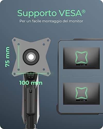 Uchwyt Na Monitor IB-MSG303BL-T Do 32 Cali Z Usb Hub Irgb I PodÅ›Wietleniem - 7