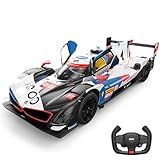 Voltz Toys 1/14 Scale Le Mans RC Car Licensed Le Mans Series Remote Control Toy Car Model for Kids and Adults with Open Doors and Lights Gift for Kids and Adult (BMW M Hybrid V8 LMDH)