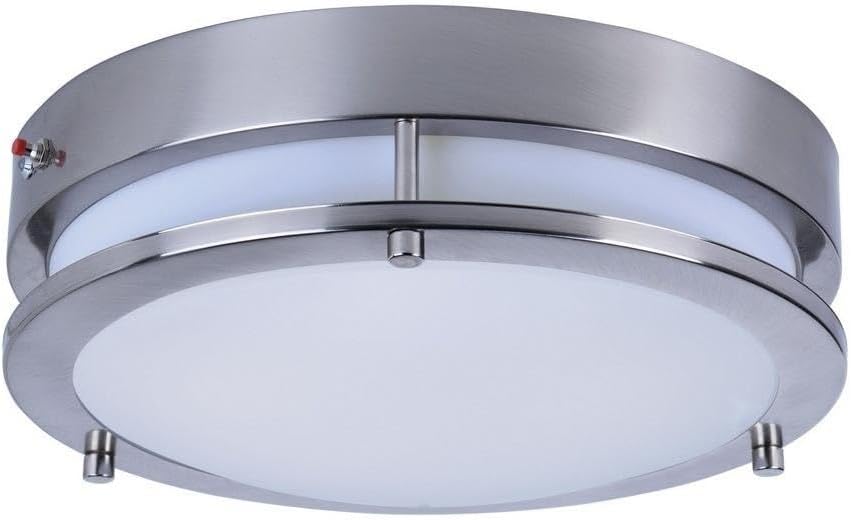 Maxim Lighting Linear Light Fixture | Satin Nickel Finish | White Opal Acrylic Shade | Transitional Light Fixture | Ideal for Residential Interiors | 55546WTSN