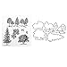 Produktbild Xurgm Bäume Stanzschablonen mit Stempel Scrapbooking Stanzmaschine Schablonen Stanzformen, Stanzmaschine Stanzschablone für DIY Scrapbooking Fotoalbum Dekor Karten