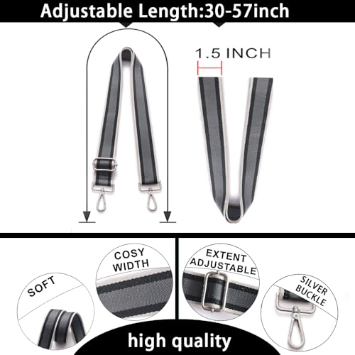 Image of Purse Straps Replacement Wide Crossbody Shoulder Strap for Bags Purse Extender Accessories Guitar Straps
