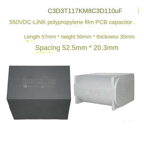Condensateurs C3D 110uF 550V CC pour onduleur solaire et soudure industrielle