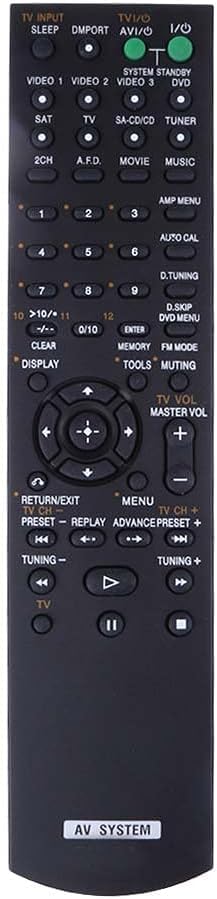 Télécommande de rechange STR-K990 RM-AAP016 pour ampli Sony
