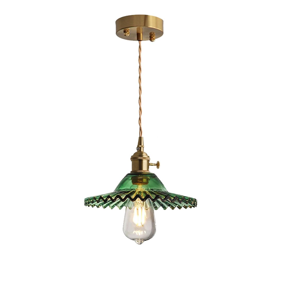 Suspension en verre soufflé bouche luminaire suspendu moderne réglable pour cuisine