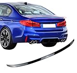 BDBO Rear Spoiler for BMW 5 Series G30 / F90 M5 520i 530i 540i Sedan 2017-2023 Trunk Spoiler Wing Trunk Tail Rear Trunk Lid,Glossy Black Performance - M5 Style