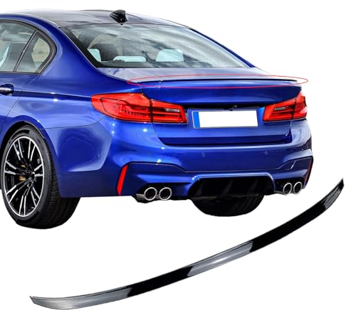 BDBO Rear Spoiler for BMW 5 Series G30 / F90 M5 520i 530i 540i Sedan 2017-2023 Trunk Spoiler Wing Trunk Tail Rear Trunk Lid,Glossy Black Performance - M5 Style