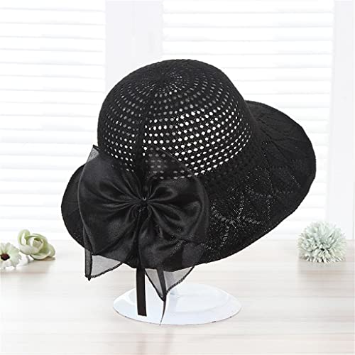 Chapeau de paille crème solaire pour femmes YXWYXWA d'été