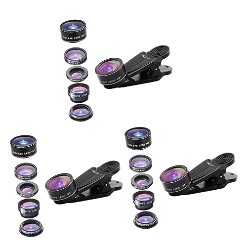 Kit objectifs pour téléphone portable fisheye macro grand angle accessoires photo smartphone