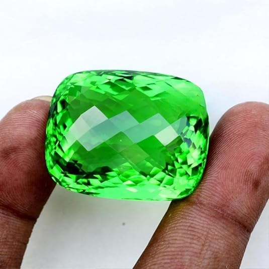 Natural 122 Ct Green Peridot Cushion Cut Birthstone Certified Loose Gemstone for Jewellery Making4