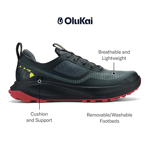 Image of OluKai Makiki Women's All-Terrain Athletic Shoes, Durable Sneakers for Wear