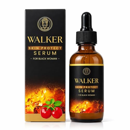 Walker Skin Protect Serum For Black Women Supports A More Even-Looking Skin Tone Collagen Serum for Face With Black Castor Oil Fills Wrinkles & Fine Lines for All Skin Types - 60ML