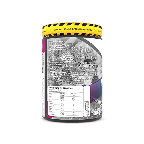 DY Nutrition - NOX Pump Pre Workout Powder | 350mg Caffeine | Bubblegum Flavour | High Performance Preworkout for Focus, Pump & Energy with L-Citrulline, Beta Alanine, L-Tyrosine. 400g. 20 Servings - Image 2