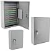 Produktbild BASI® Schlüssel-Kasten Schlüssel-Schrank Schlüssel-Tresor Schlüssel-Safe Grau Stahl-Blech 35/100 / 150/200 Haken, 150 Haken