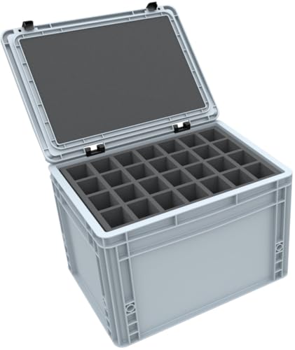 Caja de almacenamiento para miniaturas de mesa Feldherr con espuma para figuras grandes