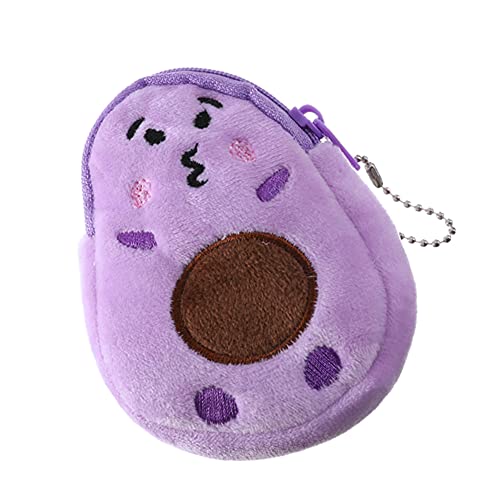 Fashion Women Avocado Shape Mini Purse Hanging Pendant Lovely Ladies Cute Small Wallet2
