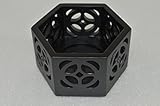  Unbekannt 1a PartyLite Hexagon Pillar-Kerzenhalter - P9653