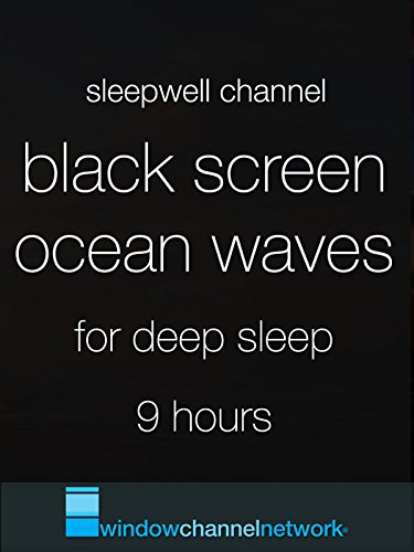 睡眠用：黒画面と波の音（9時間）