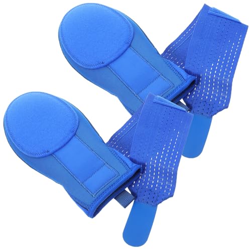 Moufles de glisse de baseball unisexes Healvian ajustables en bleu lavable pour adultes