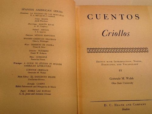 Vista 2 de Cuentos: Criollos Tapa dura – 1 Enero 1941