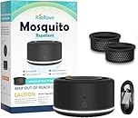 Mosquito Repellent Devices Electronic Rechargeable Insect Repellent Indoor and Outdoor 30ft Mosquito-Free Zone Mosquito Repeller, 2 Refills Included