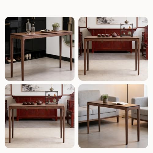 Consola madera para entrada que transforma pasillos vacíos en zonas modernas 4