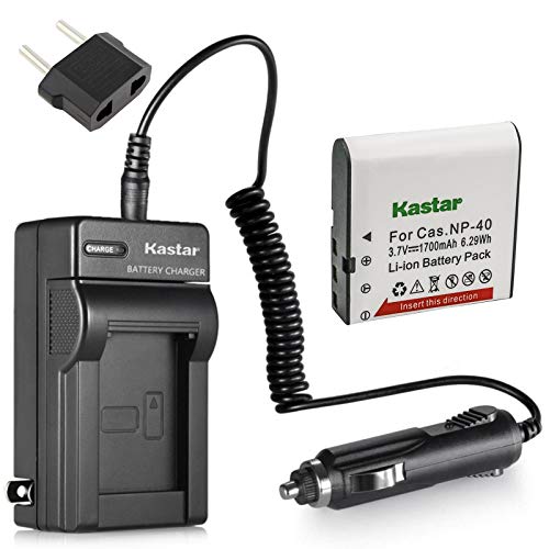 Kastar Cnp-40 Battery (1-Pack) And Charger Kit For Kodak Lb-060 Az521 Az361 Az501 Az522 Az362 Az526, Hp D3500 Skl-60 V5060H V5061U Cameras And Sun06 Yco6 Full Hd Portable Camcorders #TOP27