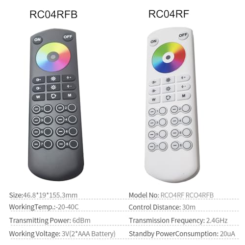Control remoto LED con WiFi 2.4GHz RGB+CCT 8 zonas miniatura 2