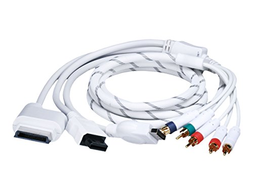 Monoprice 6FT 4 in 1 Component Cable for Xbox 360, Wii, PS3 and PS2 Monoprice 6FT 4 in 1 Component Cable for Xbox 360, Wii, PS3 and PS2