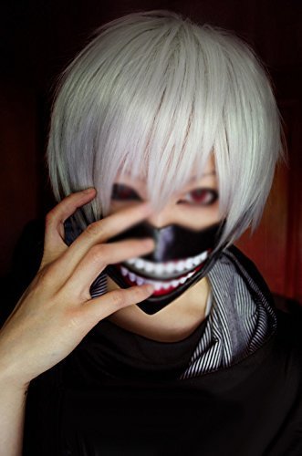 東京喰種 トーキョーグール コスプレ ウィッグ 金木研 東京喰種-トーキョーグール- 金木研覚醒後 コスプレウィッグ