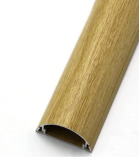 Copertura per cavi - Protezione per cavi da pavimento in lega di lunghezza 1 m per proteggere i fili e prevenire inciampo canale per cavi da durevole alluminio