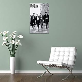 Poster vintage The Beatles – Peinture décorative sur toile – Art mural – Pour salon, chambre à coucher – 40 x 60 cm - Les Beatles, Paul McCartney, John Lennon, RIngo Starr, George Harrison Poster vintage The Beatles - Peinture décorative sur toile - Art mural - Pour salon, chambre à coucher - 40 x 60 cm – Image 5