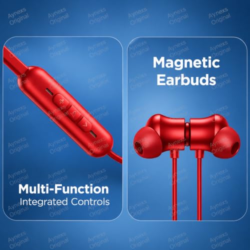 Image of Original Neckband Compatible with OnePlus Bullets Wireless Z3 Earbud Buds Earbuds Neckband Earphone (Orange)