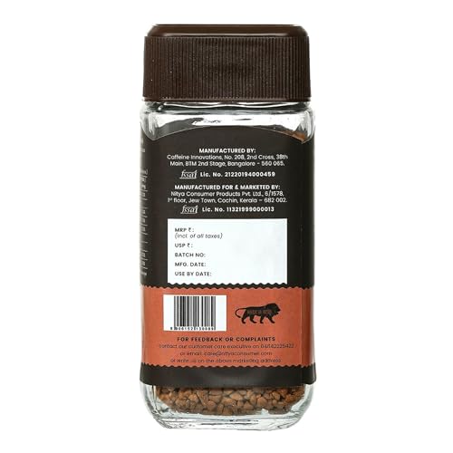 Image of Coorg Valley Rich Chocolate Instant Coffee 50g | Chocolate Flavoured Coffee | Premium Blend of Robusta & Arabica | Freeze Dried | Bold & Strong Flavor