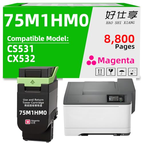 Toner magenta haut rendement pour imprimante laser Lexmark CX532