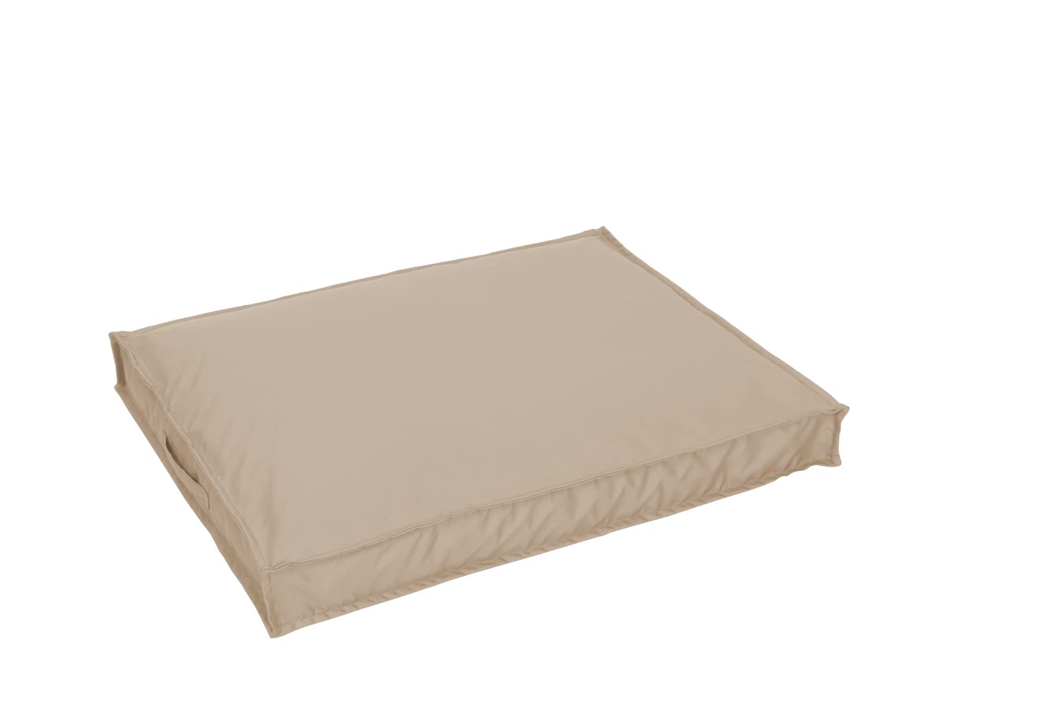 BARRY & LUCY Cama para Perro Impermeable Lavable Cojín para Perro Alfombrilla Extraíble para Perro con Asa De Transporte (M, Beige)