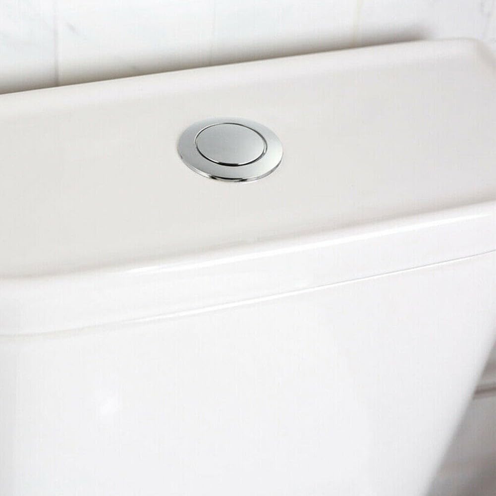 Pulsante per serbatoio WC, 38 mm pulsante per sciacquone singolo, pulsante per serbatoio dell'acqua della toilette, sostituzione del pulsante di scarico del WC
