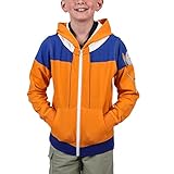 Bioworld Naruto Uzumaki Naruto Cosplay Boys Zip-Up Hoodie-Large Multicolored