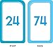 School Zone Numbers 1-100 Flash Cards: 56 Cards, Preschool, Kindergarten, 1st Grade, Numerical Order, Early Math, Addition & Subtraction, Odd/Even, Counting, Skip Counting, Grouping, Ages 4+