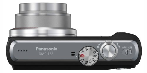 Panasonic Lumix DMC-TZ8EG-K Digitalkamera (12 Megapixel 12-fach opt. Zoom, 6,7 cm (2,7 Zoll) Display, Bildstabilisator) schwarz