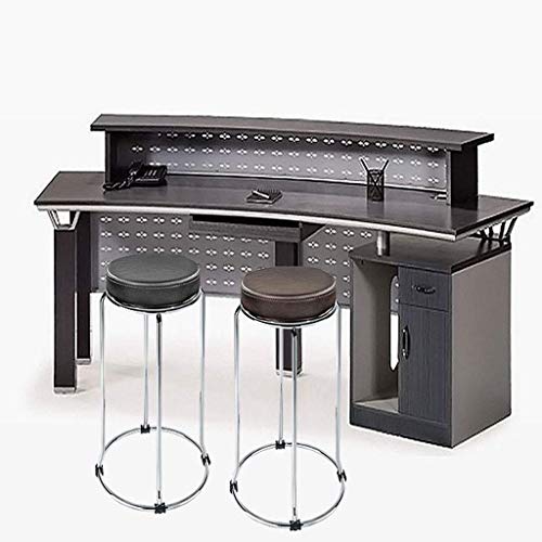Petit siège ottoman marron pliant pour optimiser l'espace des petites cuisines
