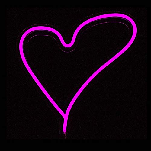 EUTOPICA Corazón (Heart) de Neón - 30 x 25 cm - Incluye Enchufe