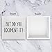 But Did You Document It Office Decor Wooden Box Sign Decorative Funny Office Wood Box Sign Home Rustic Farmhouse Square Desk Decor Sign for Shelf Office Desk Accessories 5 x 5 Inches