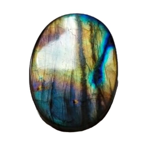 Labradorite dos plat 46x30mm pour réussir facilement vos sertissages de bijoux