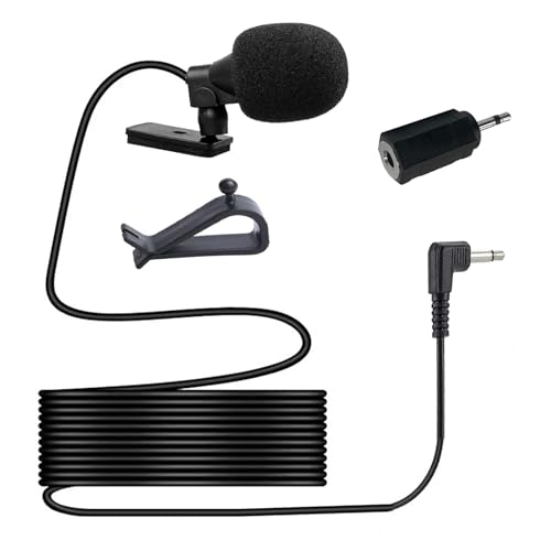 NewTH 3.5mm Microphone HD Voice Assembly Car Radio Mic Replacement for Kenwood...