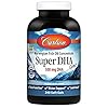 Carlson-Super-DHA-Gems-1000-mg-DHA-Supplements-640-mg-Fatty-Acids-Norwegian-Fish-Oil-Concentrate-Wild-Caught-Sustainably-Sourced-Fish-Oil-Capsules-240-Softgels Carlson Super DHA Gems - 500 mg DHA Supplements, 640 mg Fatty Acids, Norwegian Fish Oil Concentrate, Wild-Caught, Sustainably Sourced Fish Oil Capsules, 240 Softgels
