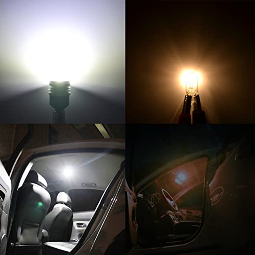 Bombillas LED T10 Wedge 194 168 6000K Blanca Xenón miniatura 4
