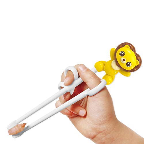 Edison Friends Training Chopsticks for Kids | Plastic Chopsticks | toddler chopsticks | Kids Chopsticks Training | Toddler Chopsticks | Kids Training Chopsticks Helper | Baby Chopsticks Training