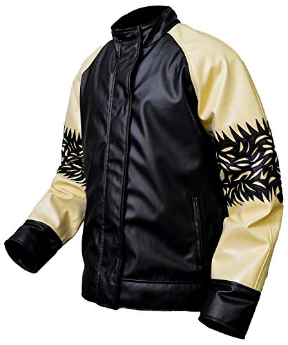 The Jasperz Kung Fury Jacket David Hasselholf Cobra Leather Jacket, XXS-3XL4