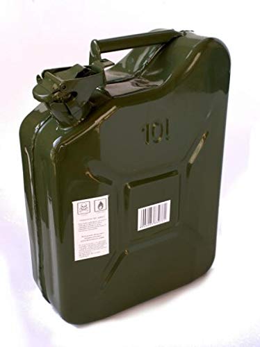Stahlblechkanister schwarz 10 Liter + Halterung Benzinkanister Stahlblechkanister schwarz 10 Liter + Halterung Benzinkanister