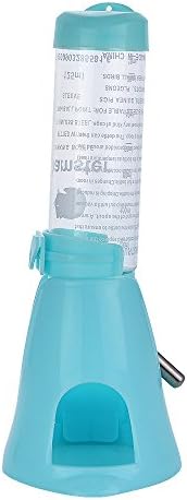 ShareWe Hamsters Water Bottle Automatic Water Feeder Dispenser Hanging Water Feeding Bottles for Rats, Guinea pigs, Ferrets, Rabbits Small Animals (125ML, Blue)